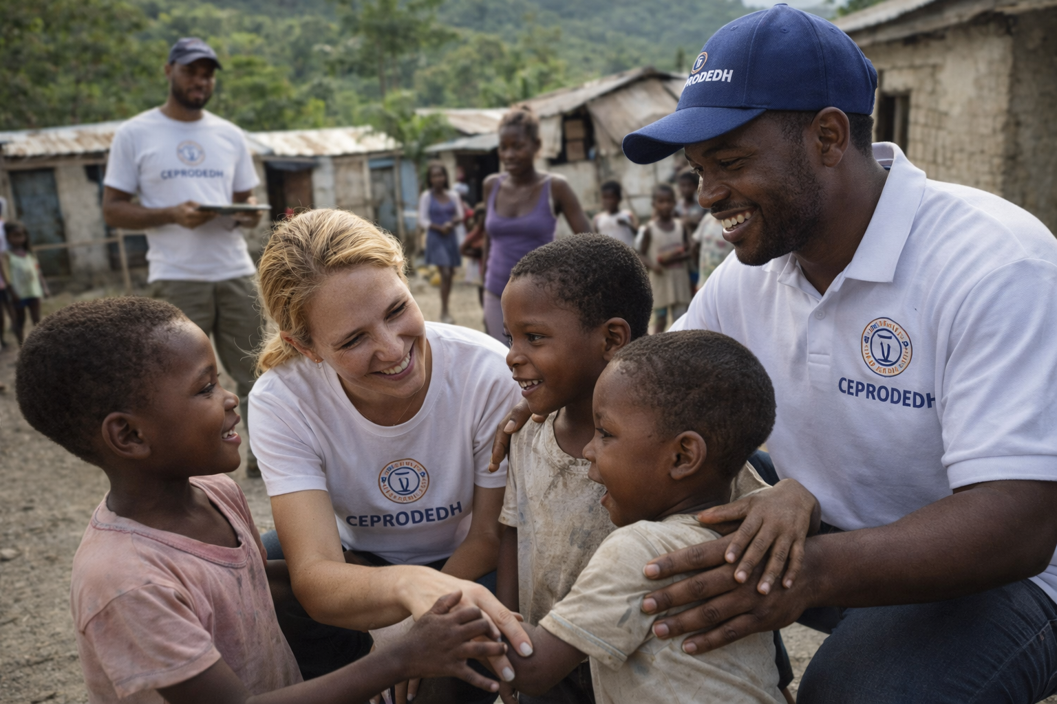 Rencontre avec les enfants dans les communautés